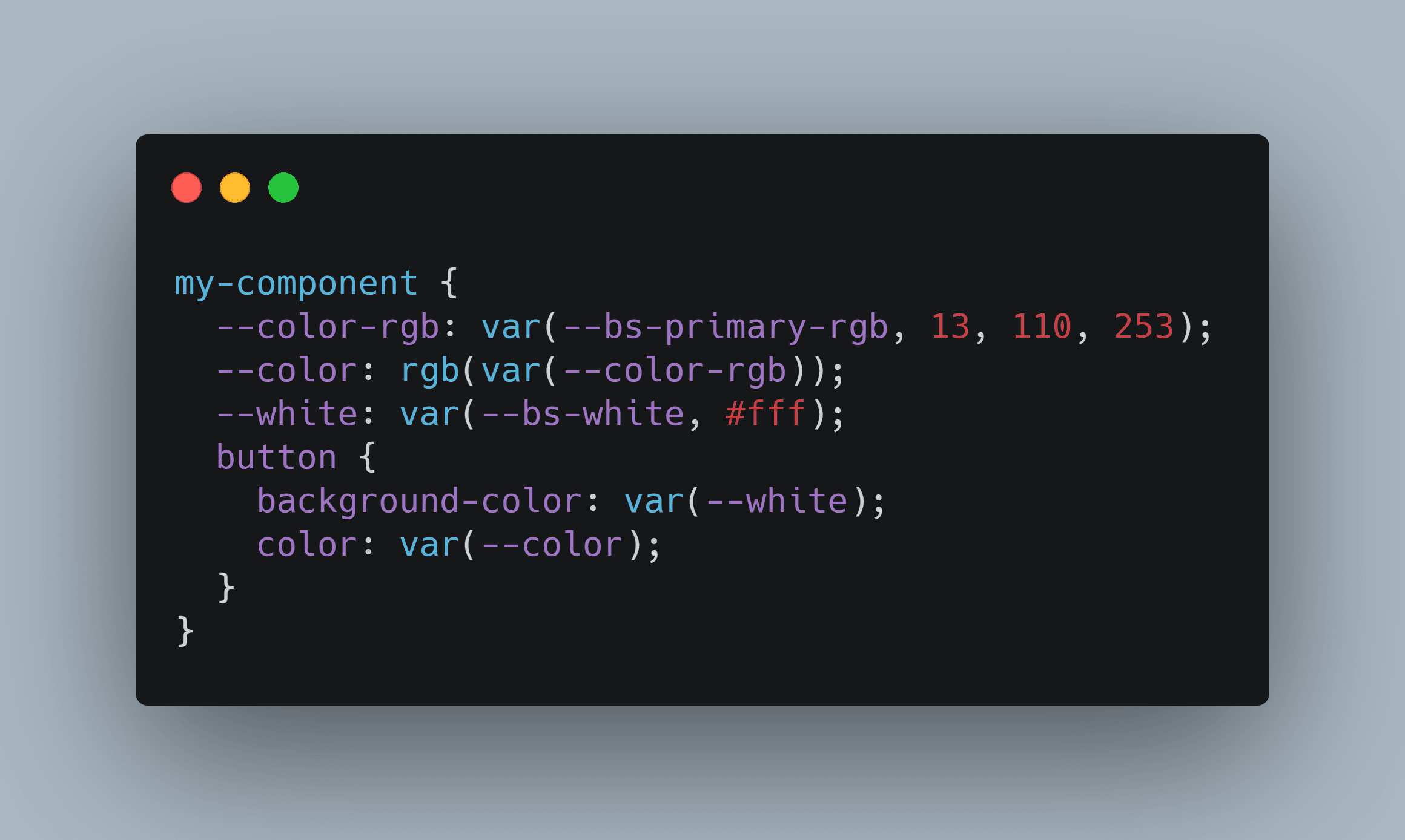 Why you should use RGB values for CSS variables